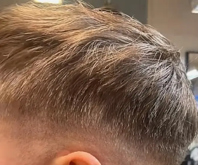 Taper fade hiustenleikkaus Ressbarber Kokkolassa